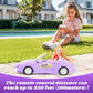 HapKid Purple Remote Control Car for Girls, 1:18 Scale RC Cars with LED Light, 2.4 GHZ Pink Truck Toy for Toddlers Kids, Birthda