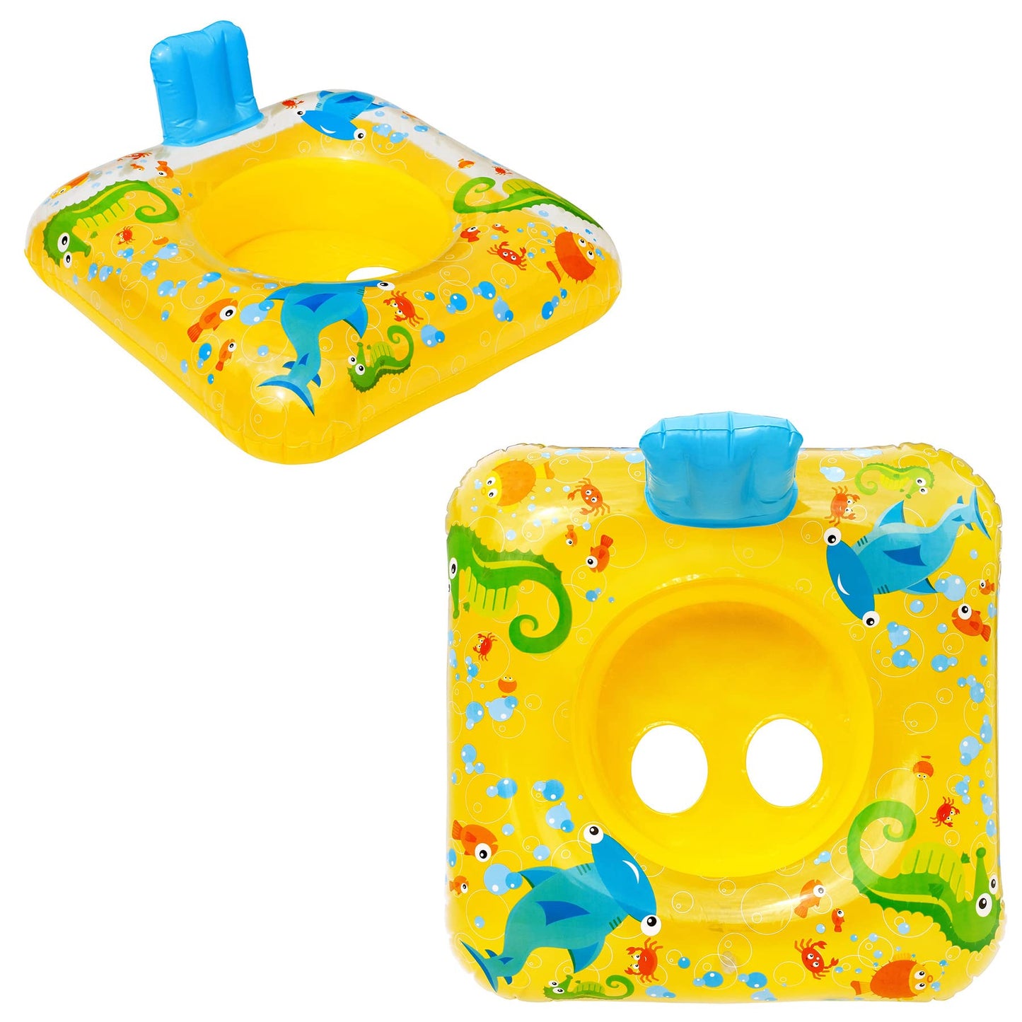 Banzai Jr. 5-Piece Swim Set (Vest, Arm Floats, Swim Ring, Pool Seat, Kick Board) Ages 9-36 Months
