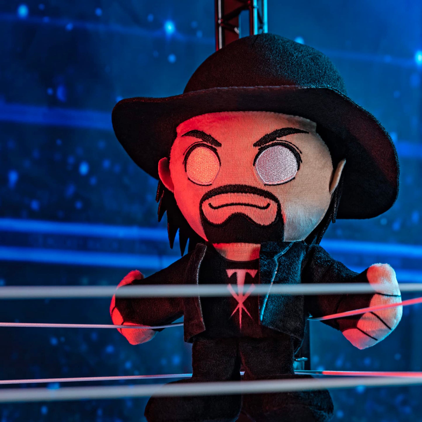 Bleacher Creatures WWE The Undertaker 8" Plush Toy - Soft Chibi Design, Crystal Velboa Material, Collectible Wrestling Figure
