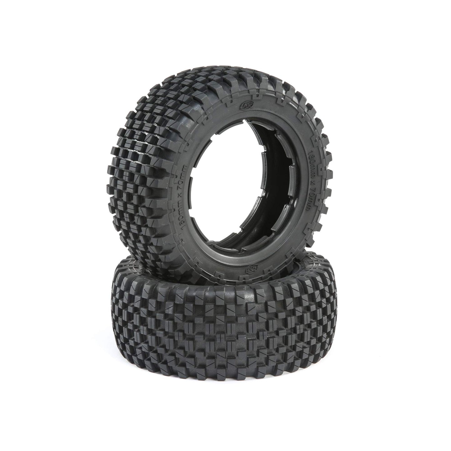Losi 1/5 Front/Rear 4.75 Wheel and Beadlock Set, 24mm Hex, Grey (2): 5ive-T 2.0, LOS45023