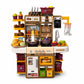 Kids Kitchen Play Set with Music,55 Pcs Recording Toggle, Mist & Stir Fry Sound, Cyclic Water System, Cooking Accessories, Prete