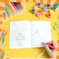 Faccito 24 Pcs Mini Circus Coloring Books Bulk Circus Painting Book Small Color Drawing Booklets DIY Drawing Activity Book Circu