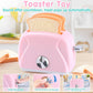Play Kitchen Appliances Toys - Kids Kitchen Playset Accessories, Pretend Play Toy Sets with Coffee Maker, Mixer, Toaster with Re
