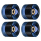 PATIKIL 60mm Longboard Wheels with Bearings ABEC11, 4 Pack Street Wheels for Skateboards Cruiser Wheel Replacement 80A, Clear B