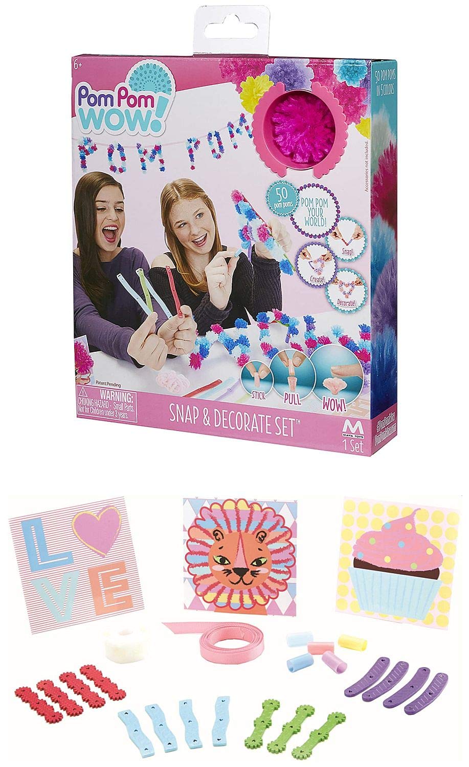 Pom Pom Wow! - Snap & Decorate Set