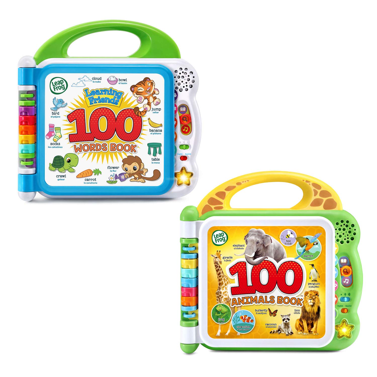 LeapFrog 100 Words and 100 Animals Book Set (Frustration Free Packaging) -Like New
