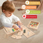 Twefex Montessori Counting Toys For Toddlers | 3 In 1 Wooden Peg Board And Montessori Counting Beads Math Toys For Kids Age 3 4