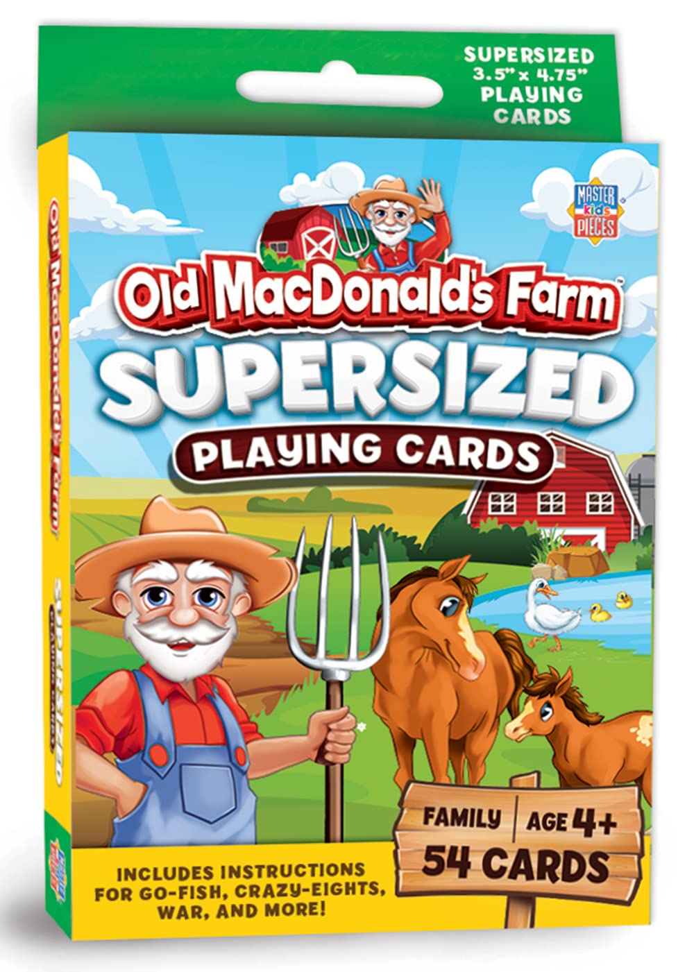 Old MacDonalds Farm Jumbo Playing Cards
