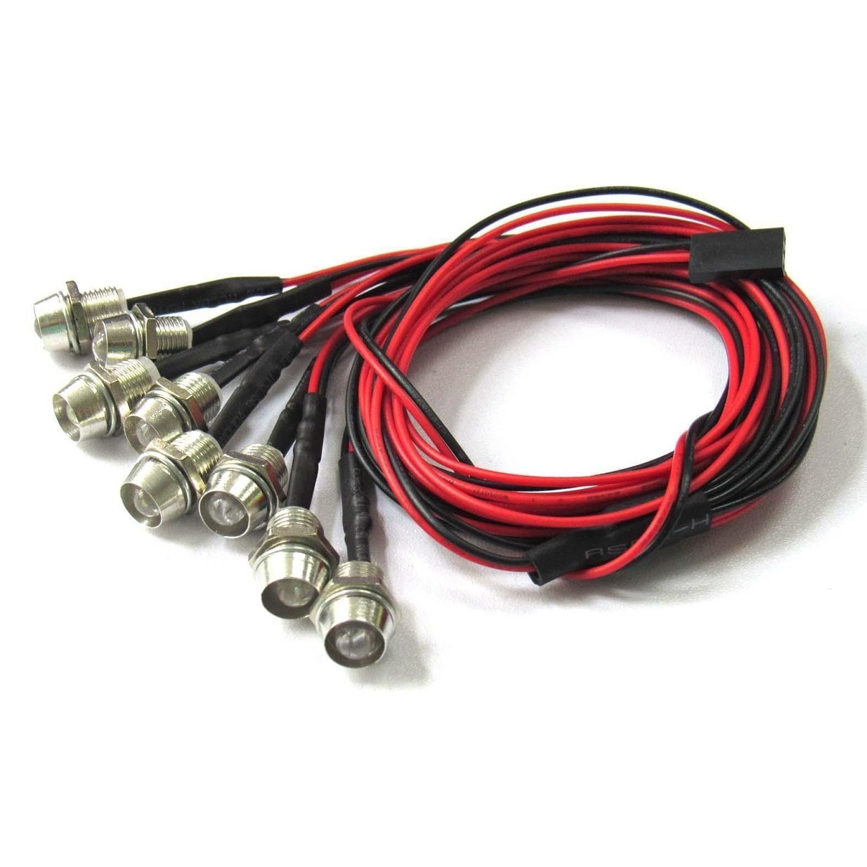 ShareGoo 8Leds LED Light Headlights Lighting Taillight Kit Compatible with Traxxas HSP Tamiya Redcat RC4WD Axial SCX10 RC Car Tr