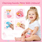 OUOZZZ Baby Toys 6-12 Months - Soft Baby Doll for Girls Mermaid Toys - 2 Years Old Sensory Toy - Birthday Gifts Toddler Plush St