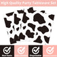 Gisgfim 96 Pcs Cow Print Party Supplies Cow I'M One Paper Plates Napkins Cow Print Party Disposable Tableware Cow Birthday Decor