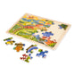 Melissa & Doug Dinosaurs Wooden Jigsaw Puzzle, 24 pcs, Multi-color, 15.7 x 11.7 x 0.4 inches, Model 9066, Includes Storage Tray