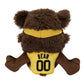 Bleacher Creatures Utah Jazz Bear Mascot 8'' Kuricha Sitting Plushees- Soft Chibi Inspired Mascot