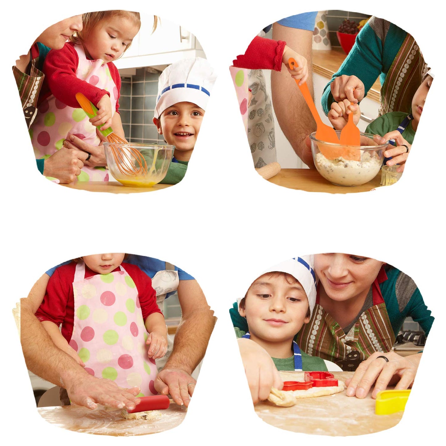 Tossow Kids Baking Tools Set Cupcake Pop Maker With Rolling Pin,Muffin Cups,Measuring Spoons,Cooking Baking Supplies 28-Piece Ki