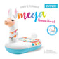 Intex 57294EP Giant Inflatable 6.5 x 5 Foot Mega Llama Island Ride On Swimming Pool Float