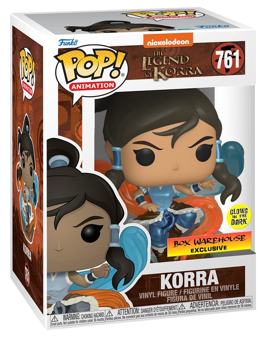 Funko POP! Animation Korra - Glow in The Dark & Metallic, 3.75 inches, Exclusive, Model FUN60287
