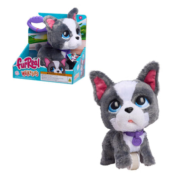 FurReal Walk-A-Lots French Bulldog, 8 Inch Tall Interactive Toy Dog, for Boys and Girls, Ages 4 and Up by Just Play