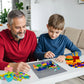 Bestoyz Building Bricks Baseplates Multipack 32X32 Stud, 8 Pack Of Base Plates In Color Of Black, Dark Grey, Light Grey & White, Foundation & Display For Building Blocks, 10X10 In. (25.5X25.5 Cm)