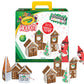 Createon Crayola Holiday Gingerbread House Magnetic Tiles, Magnetic Kids Building Toys, Educational Stem Toys For Ages 3+, 24-Piece Set