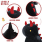 Ditucu Plush Dinosaur Stuffed Animal Toy - Super Soft 10 Inch Black Dino for Kids, Girls, and Boys - Perfect Birthday Gift