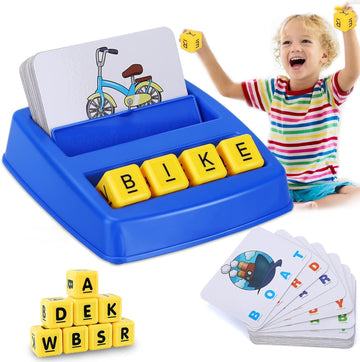 Matching Letter Spelling Games For Kids - Educational Learning Toys For 4 5 6 Year Old Boys Girls Gifts