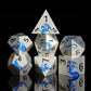 Metal Dnd Dice, Hnccesg Dragon Metallic D&D Dice Set 7 Pcs For Dungeons And Dragon Ttrpg Games, Polyhedral Rpg Dice Set With Gif