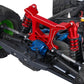 Rchuiwow Upgrades Part For 1/10 Rustler 4Wd/4Wd(Vxl),Alloy Front And Rear Rc Shock Towers Hops Up,Red
