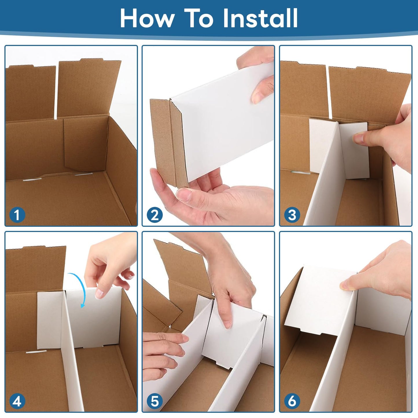 Himomo Collector Card Storage Box 3120 Count Trading Cards Box White Sports Card Boxes Card Sorting Tray Card Sleeve Cases Card