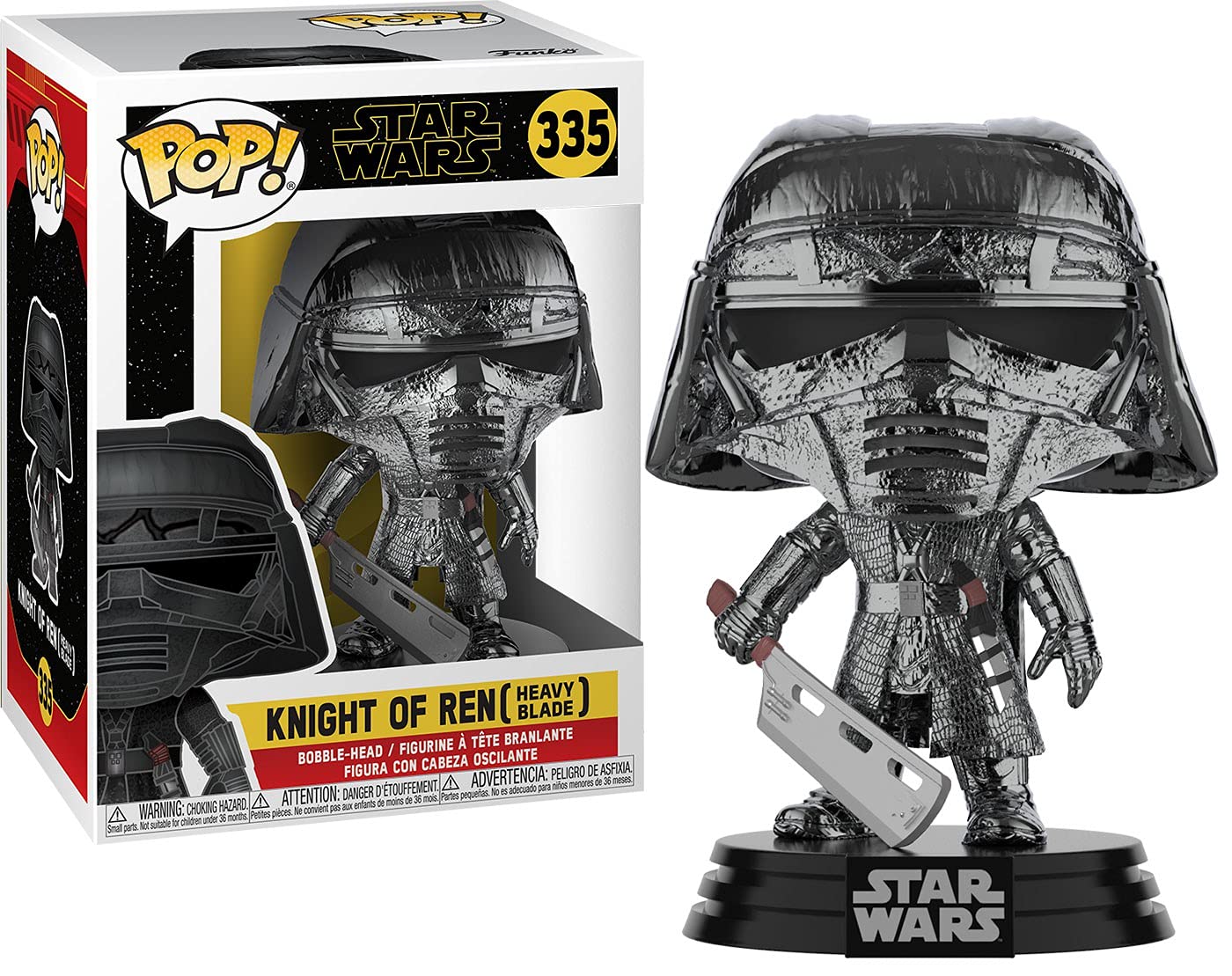 Funko Pop! Star Wars: Rise of The Skywalker - Knights of Ren cutting edge (Hematite Chrome)