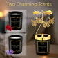 Conelist 4 Pack Christmas Butterfly Candle Gift for Women Hummingbird Rose Moon Cat Lavender Rose Scent Spinning Candle Rotatabl