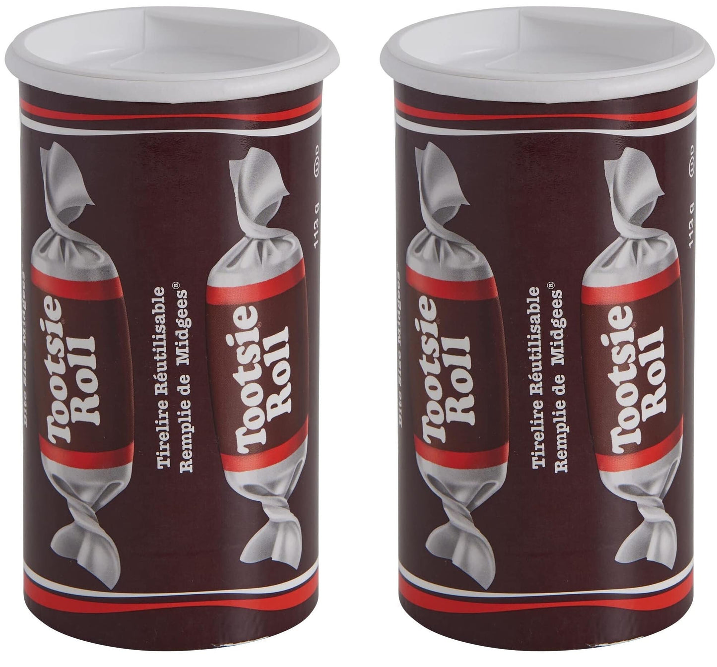 Tootsie Roll Bank, 4Oz (Pack Of 2)