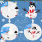 Do You Want To Build A Snowman,2 Pack Large-Capacity Slime Kit With Snowman Accessories,Build, Melt & Rebuild Fun,Desk Toy For K