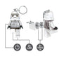 Lego Star Wars Keychain Light - Stormtrooper - 3 Inch Tall Figure (Ke12H), Ages 6+, Includes 1 Keychain Light