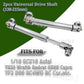2PCS RC Crawler Drive Shaft for 1/10 Axial SCX10 TRX6 Wraith Redcat Capra GEN8 D90 TF2 RC4WD,ARRCat Stainless Steel Universal Dr
