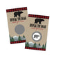 Paper Clever Party Baby Shower Games For Boy - 30 Cards - Fun Scratch Off Game For Guest Activities To Reveal Prizes, Lumberjack Favors Ideas, Mama Bear Theme Red And Black