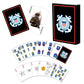 Military Gift Shop Uscg Playing Cards With Dice - Wooden Keepsake Box Adorned With Metal Uscg Medallion.- Veteran Owned Business