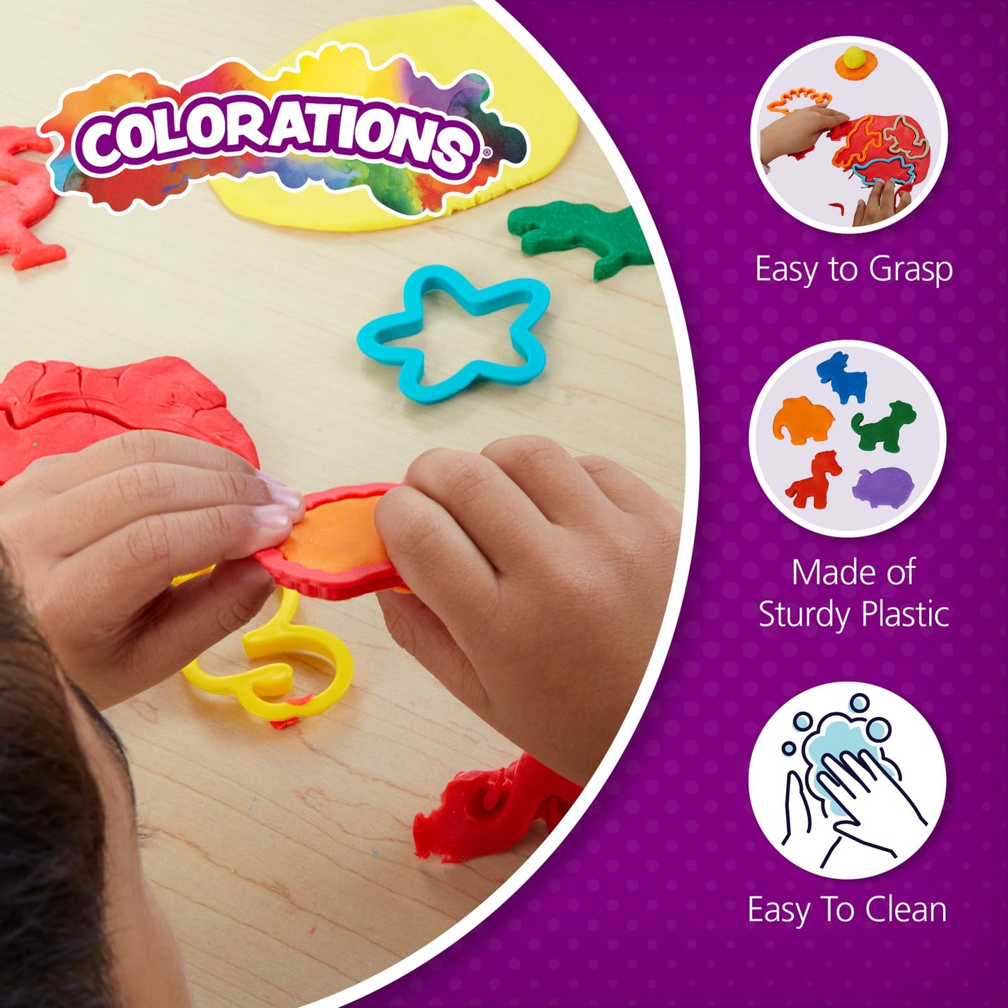 Colorations Alphabet & Number Cutter Set - 41 Pieces