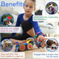 Clixo Wheel Creator Pack, 72 Pieces Pack - Construction Magnet Toy. Flexible, Creative-Boosting Magnetic Building Tiles. Educator-Approved Design For Hours Of Stem Play. Multisensory Toy. Age 4-99.