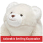 Gund Snuffles Teddy Bear Stuffed Animal Plush, White, 10''