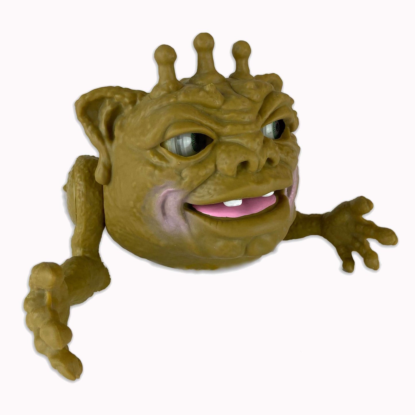 BOGLINS King Dwork 8” Collectible Figure - Green Foam, Movable Eyes & Mouth, Retro 80's Toy for Kids & Collectors, Model TAT10001