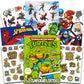 Super Hero Tattoos Party Favors Set - 150 Superhero Temporary Tattoos Featuring Marvel Avengers, Spiderman and Teenage Mutant Ni