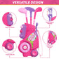 Liberry Toddler Golf Set For 2 3 4 5 Years Old Girls Boys, Upgraded Kids Golf Clubs Set With Golf Cart, Putting Mat, Outdoor Indoor Sports Toy Birthday Gift, Pink