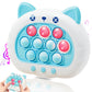 Thinhous Fast Push Game Light Up Toy - Electric Handheld Pop Game Sensory Fidget Toys With Music, Quick Push Bubble Games Birthd