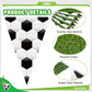 Jetec 5 Pcs 49 ft Soccer Party Decorations Pennant Banner Theme Triangle Flags Garland Bunting Banner for Soccer Fans Outdoor In