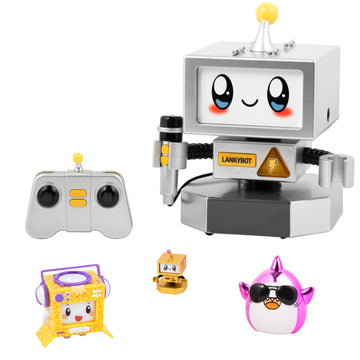 LankyBox LankyBot RC Mystery Box with Surprise Toys - Officially Licensed Multicolor Merch for Kids