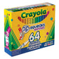 Crayola Pip-Squeaks Skinnies Washable Markers (64ct), Mini Markers for Kids, Coloring Markers, Craft Supplies, Kids Holiday Gift