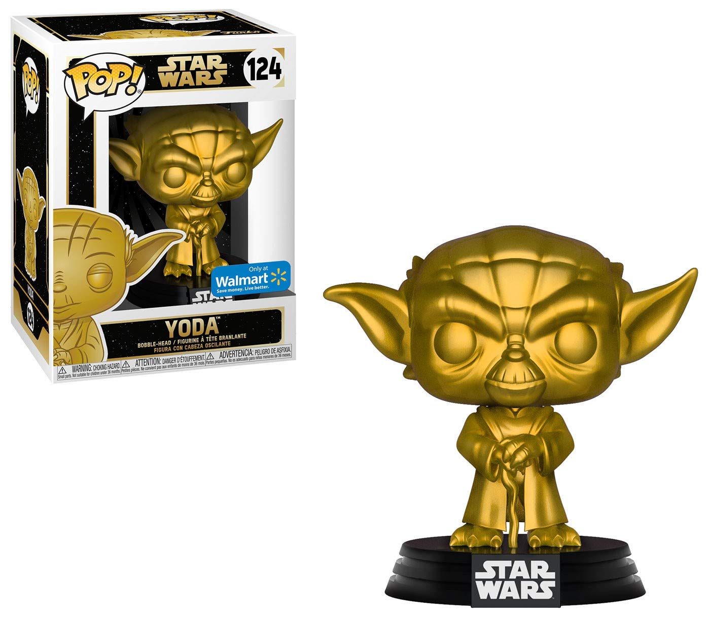 Funko Exclusive Pop Star Wars: Yoda (Gold Metallic)