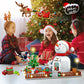 Hogokids Christmas Santa House Building Set With Led Light - 566 Pcs Wintertime Snowman Building Block Kit Xmas Tree Decors Birt
