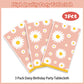 3 Pack Daisy Tablecloth Daisy Flower Birthday Party Decorations for Girls Disposable Plastic Groovy Table Cloth Groovy Retro Hip