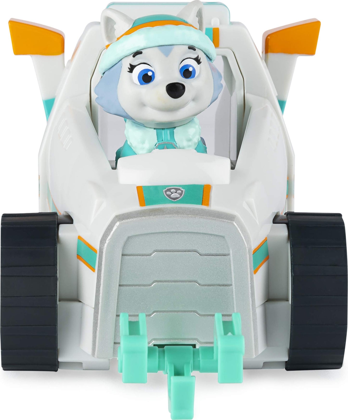 Paw Patrol Everest’s Snow Plow Vehicle with Collectible Figure, Plastic, Ages 3+, Model 6056856
